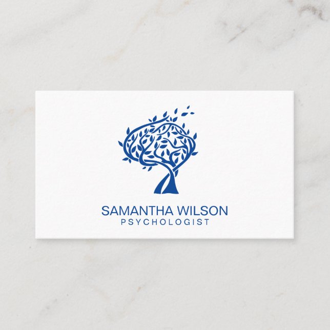 Psychologist Therapist Counselor Psychiatrist  Bus Business Card (Front)
