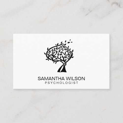 Psychologist Therapist Counselor Psychiatrist  Bus Business Card