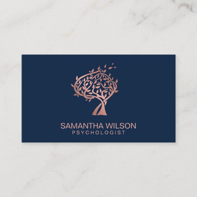 Psychologist Therapist Counselor Psychiatrist  Bus Business Card (Front)