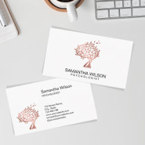 Psychologist Therapist Counselor Psychiatrist  Bus Business Card