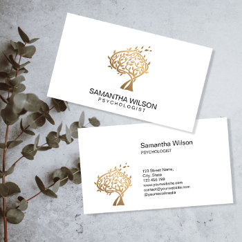 Psychologist Therapist Counselor Psychiatrist  Business Card by smmdsgn at Zazzle