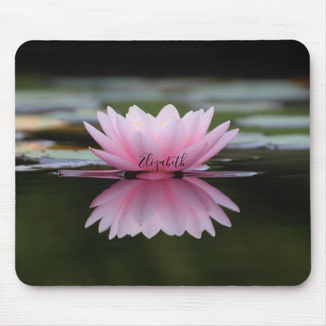 Psychologist Therapist Zen, Lotus Flower Mouse Pad (Front)