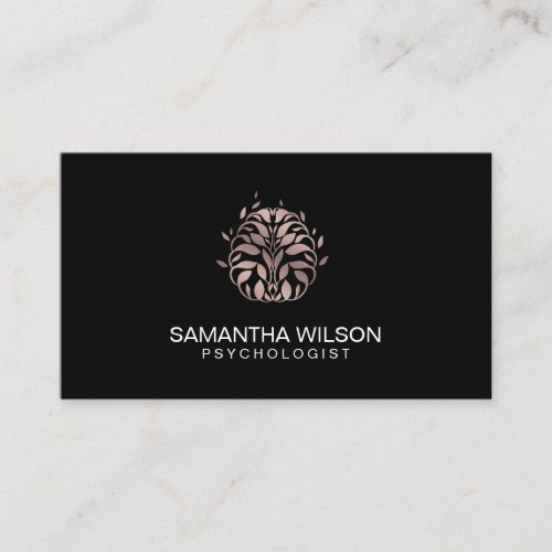 Psychologist Therapy Counselor Psychiatrist Brain  Business Card