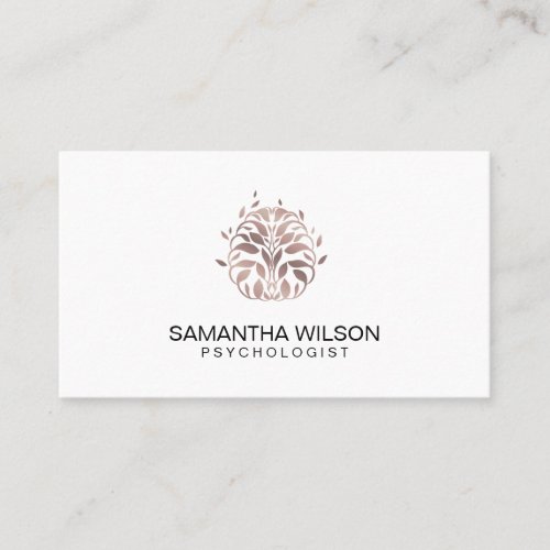 Psychologist Therapy Counselor Psychiatrist Brain Business Card