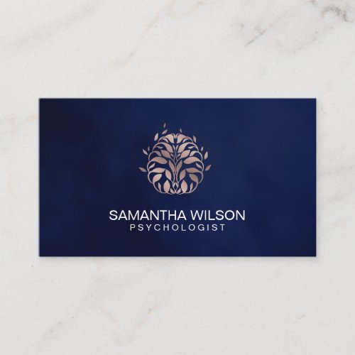 Psychologist Therapy Counselor Psychiatrist Brain  Business Card