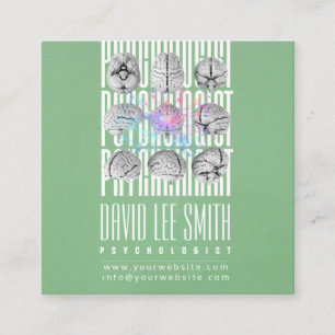 Psychologist Tipographyc business card