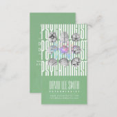 Psychologist Tipographyc business card (Front/Back)