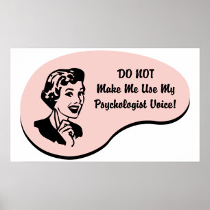 Psychologist Voice Poster