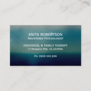 Psychologists Appointment Cards Modern Green