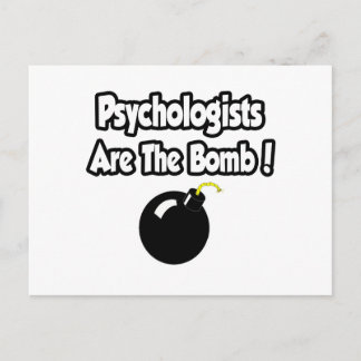 Psychologists Are The Bomb! Postcard