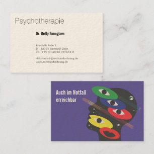 Psychologists business card
