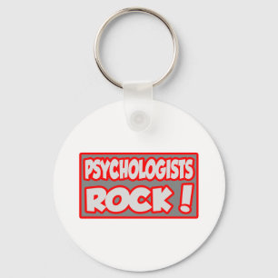 Psychologists Rock! Keychain