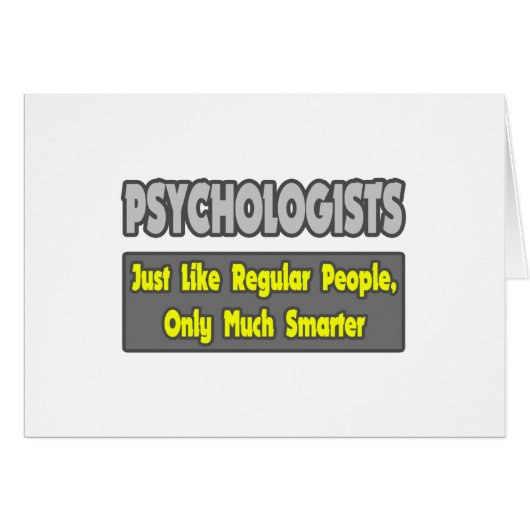 Psychologists...Smarter Cards (Front Horizontal)
