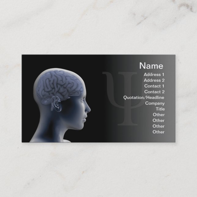 Psychology Business Card (Front)