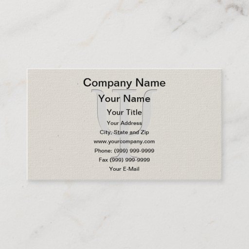 Customizable Psychology Business Card