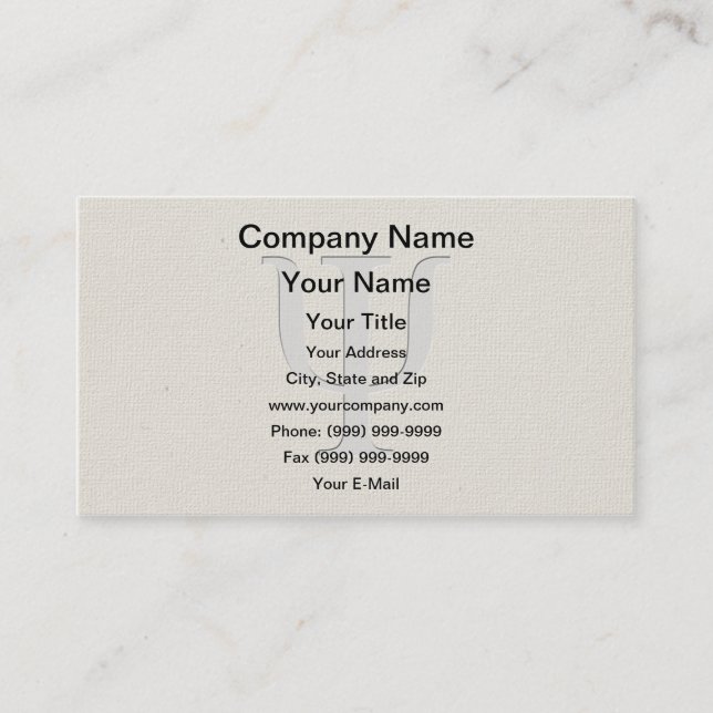 Psychology Business Card (Front)