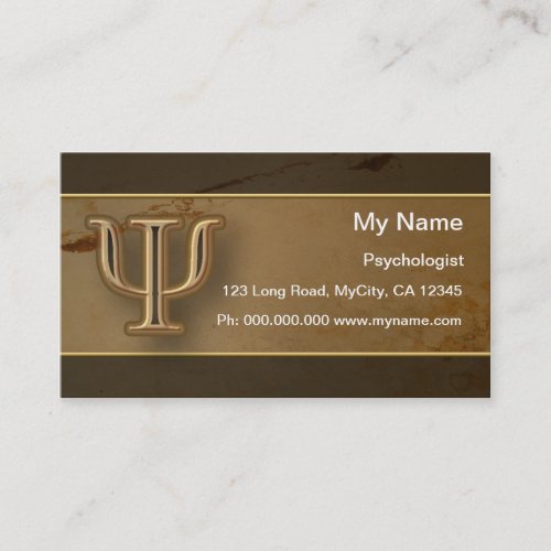 Psychology Business Card Template