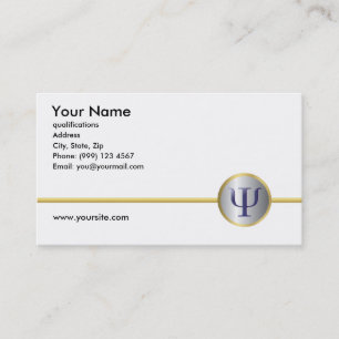Psychology Business Card, Double Sided Business Card