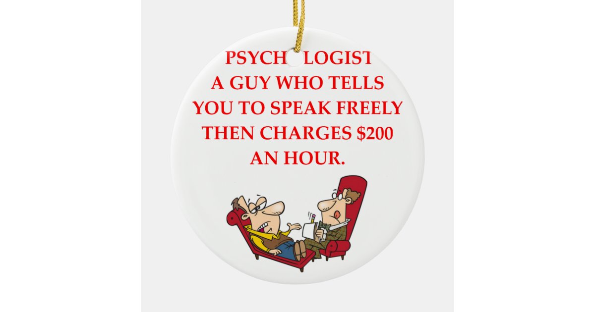 PSYCHOLOGY CERAMIC ORNAMENT Zazzle