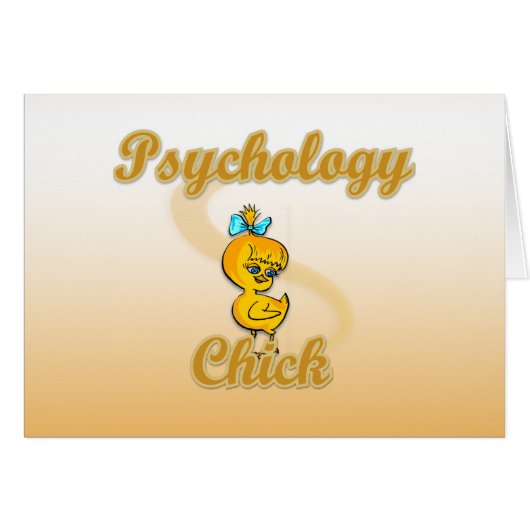 Psychology Chick Cards (Front Horizontal)