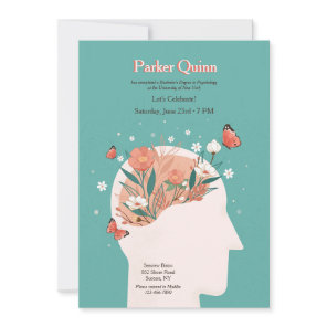Psychology Graduation Invitation