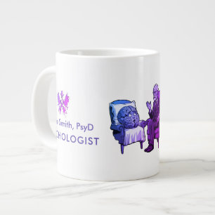 psychology humorous Rorschach quote for therapist Giant Coffee Mug