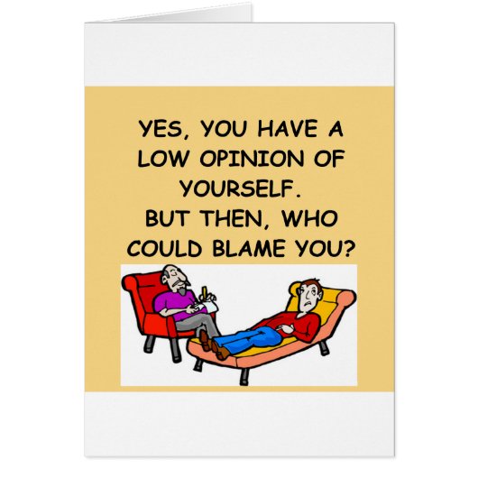 PSYCHology joke Cards (Front)