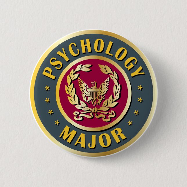 Psychology Major Pinback Button (Front)