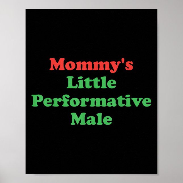 Psychology, Mama, Mommy's Little, Performative Mal Poster (Front)