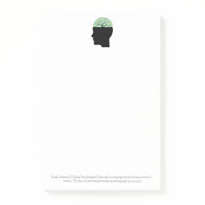 Psychology Office Tree Modern Custom Counselor Post-it Notes