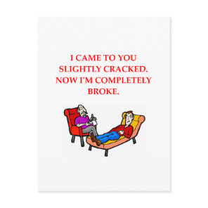 psychology postcard