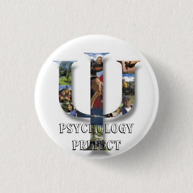 Psychology Prefect Pinback Button (Front)