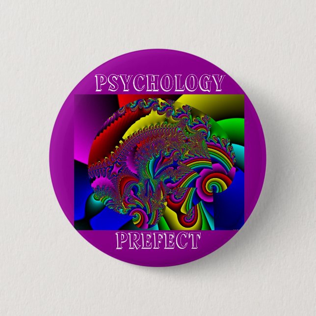 Psychology Prefect Pinback Button (Front)