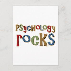 Psychology Rocks Postcard