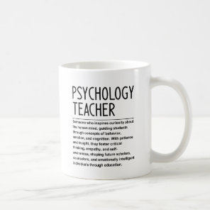 Psychology teacher coffee mug