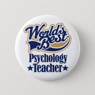 Psychology Teacher Gift For Pinback Button