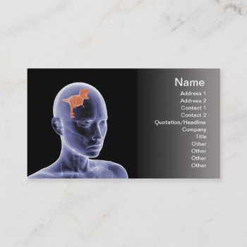 Psychology - The Reptile Mind Business Card by AridOcean at Zazzle