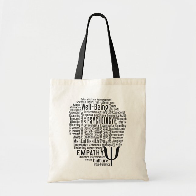 PSYCHOLOGY Word Cloud bags (Front)