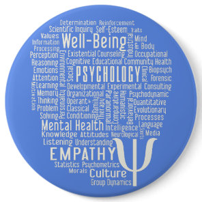 PSYCHOLOGY Word Cloud custom color button
