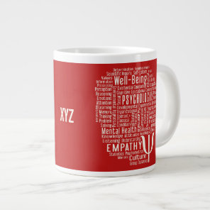 PSYCHOLOGY Word Cloud custom color mugs