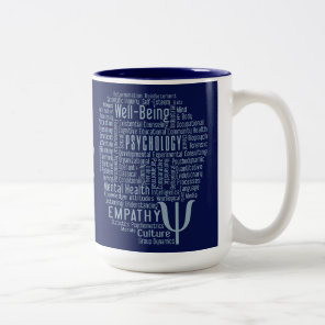 PSYCHOLOGY Word Cloud custom color mugs