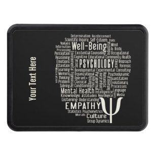 PSYCHOLOGY Word Cloud custom hitch cover