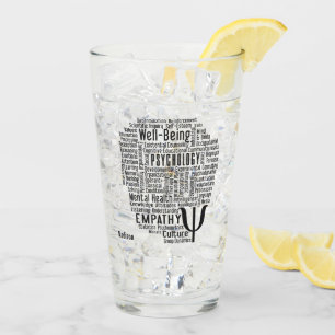 PSYCHOLOGY Word Cloud custom name Glass