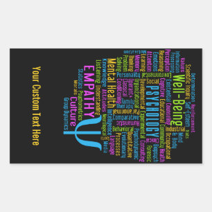 PSYCHOLOGY Word Cloud custom stickers