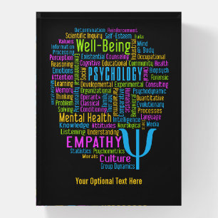 PSYCHOLOGY Word Cloud custom text Paperweight