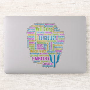 PSYCHOLOGY Word Cloud Sticker