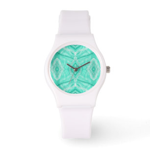 Psychomachia Green Abstract Watercolor Art Watch