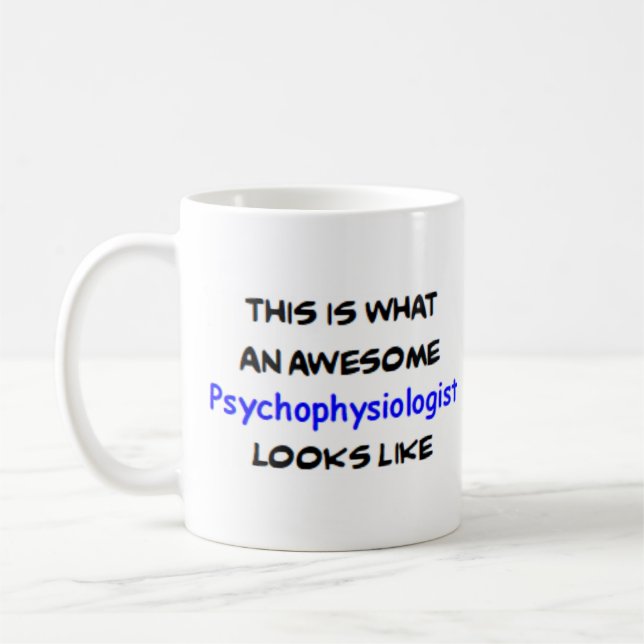 psychophysiologist, awesome coffee mug (Left)