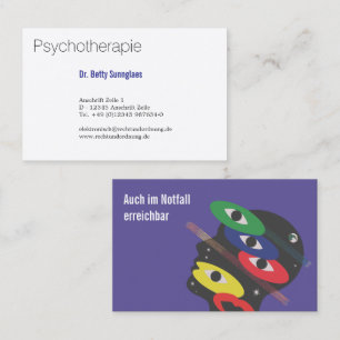 Psychotherapie Psychologie  Business Card