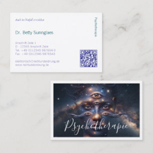 Psychotherapie Psychologie  Visitenkarte Business Card